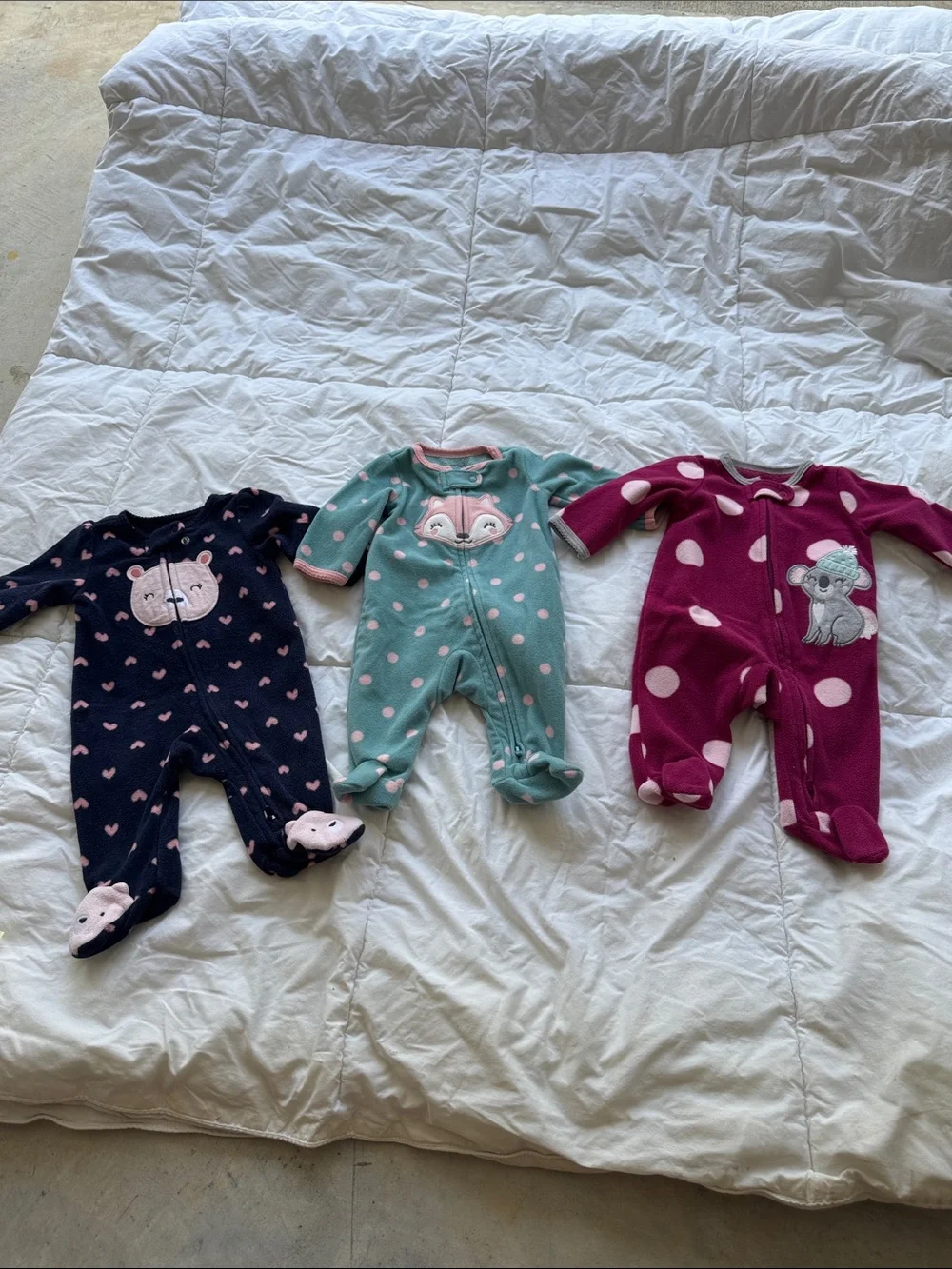Carters includes newborn